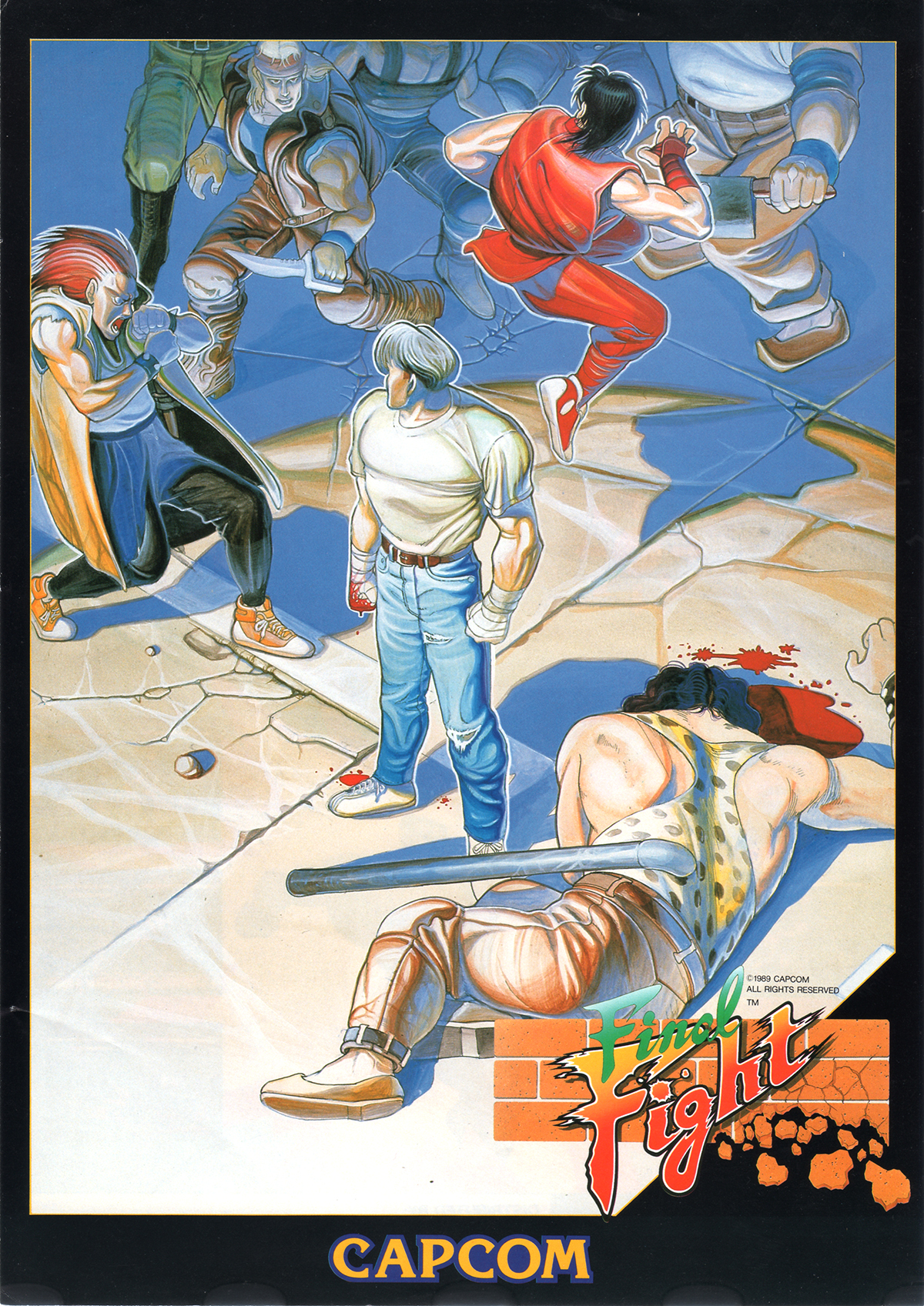 カプコン「ファイナルファイト」チラシ/CAPCOM 