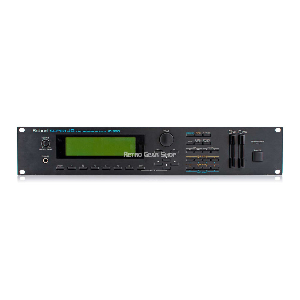 Roland Super JD Digital Synth Rack Module JD 990 JD990 Vintage