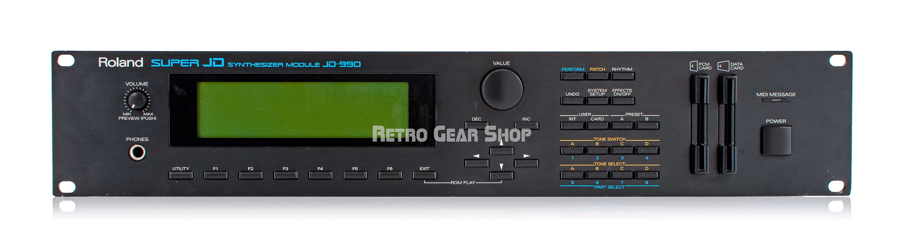 Roland Super JD Digital Synth Rack Module JD 990 JD990 Vintage