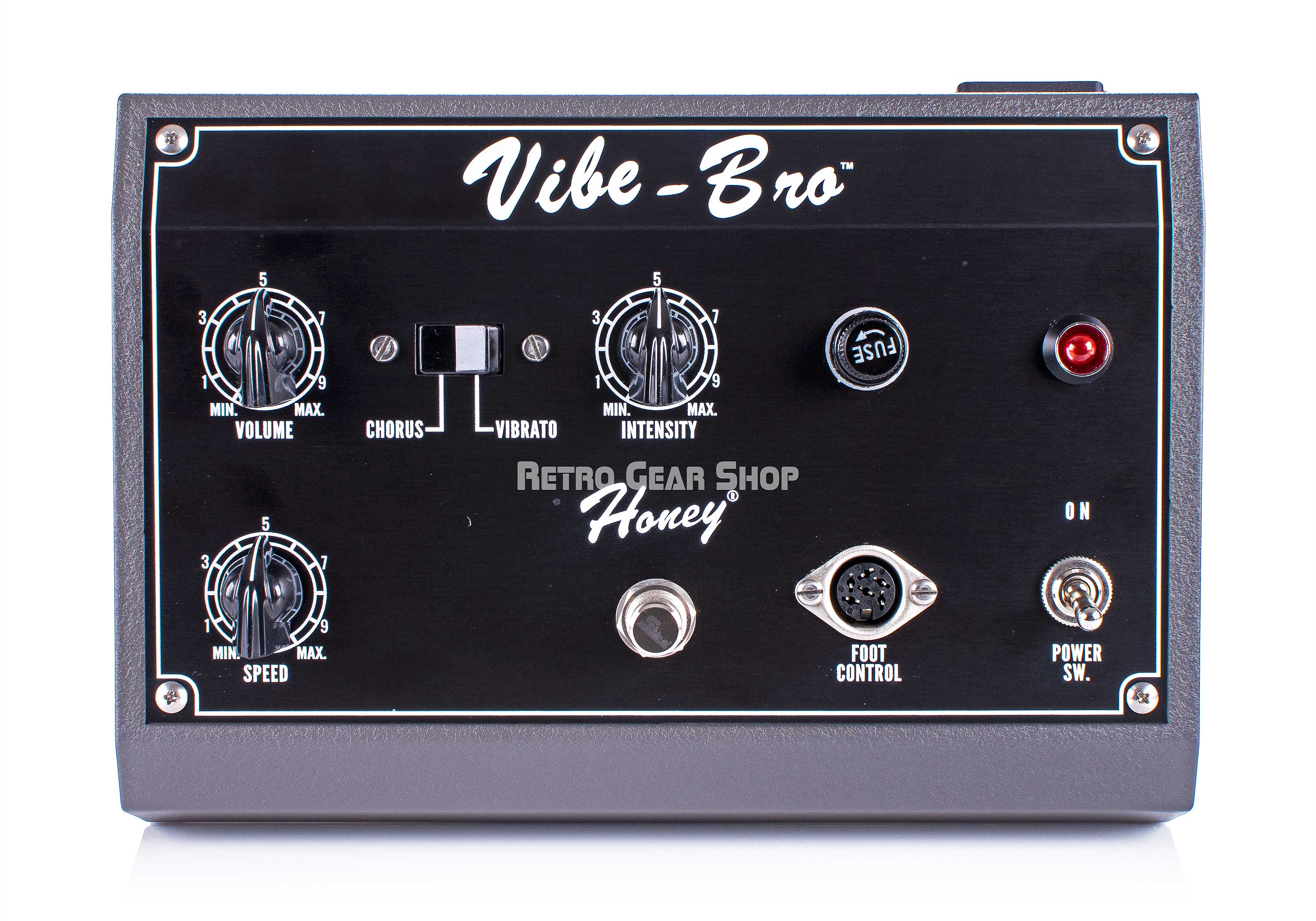 Shin-Ei Vibe Bro Honey Phaser Chorus Vibrato Guitar Effect Pedal