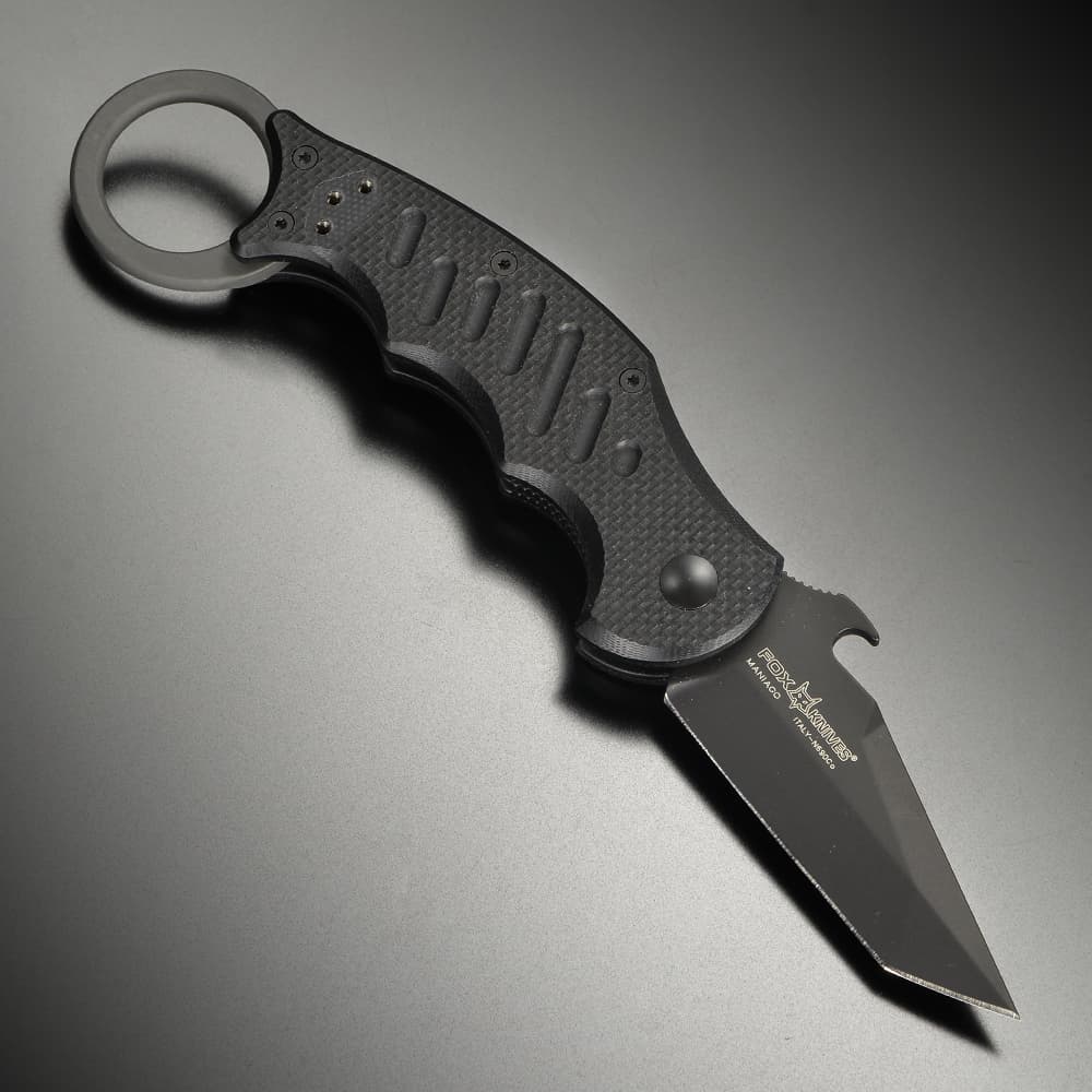 FOX KNIVES 折り畳みナイフ Dart Karambit Linerlock 597DART