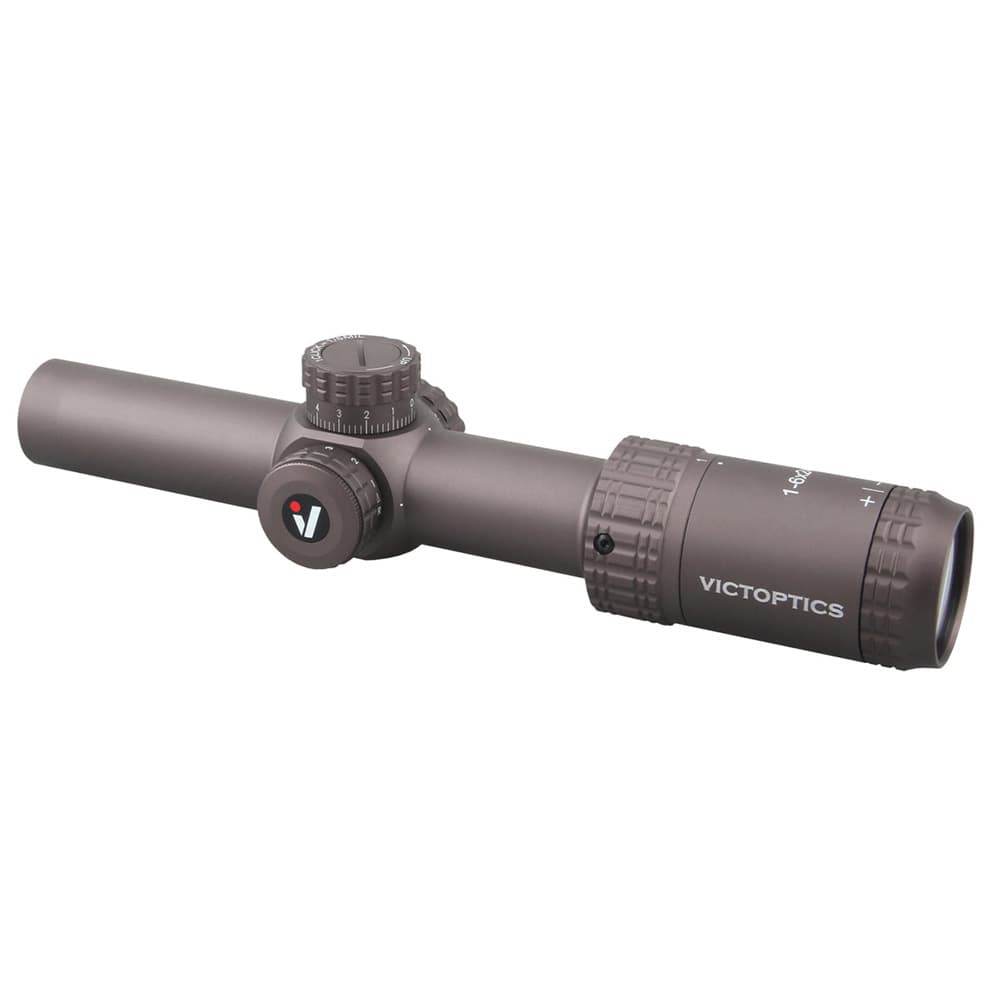 VICTOPTICS ショートスコープ S6 Burnt Brown 1-6×24 マウントリング