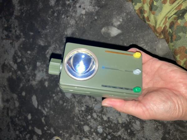 ドイツ軍放出品 シグナルライト 懐中電灯 カラーフィルター付き