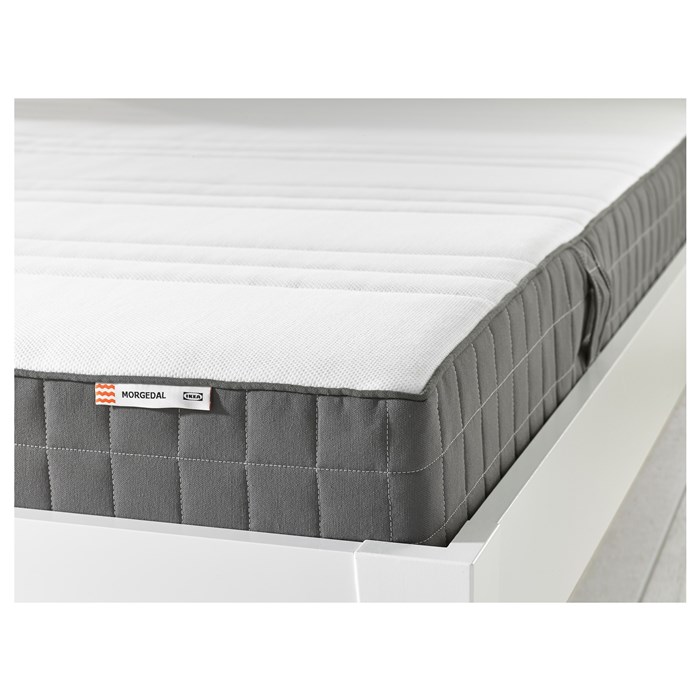 MORGEDAL Foam mattress Medium firm, dark gray - Foam & latex