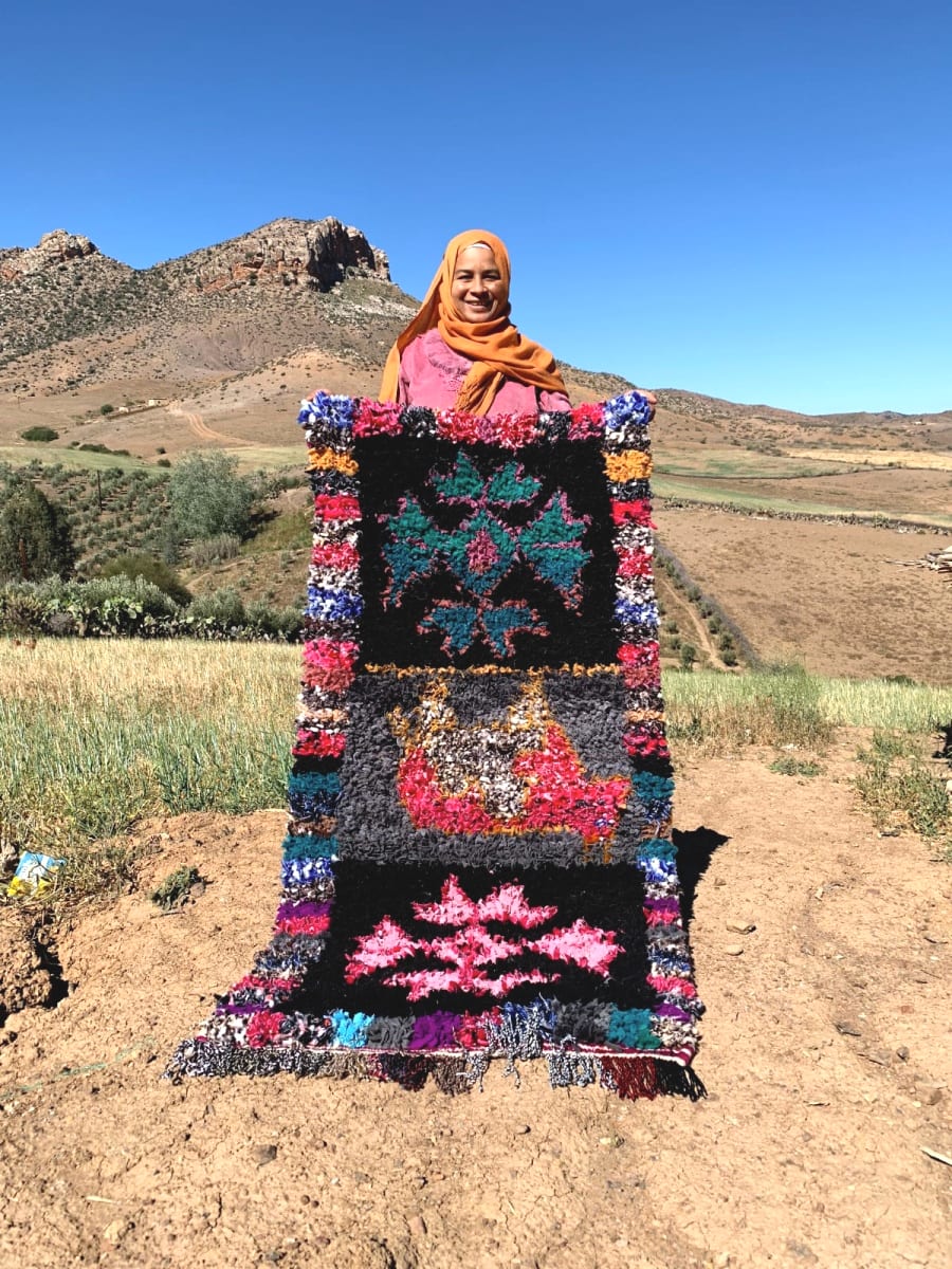 Boucherouite Rug | Fair Trade Morocco Anou
