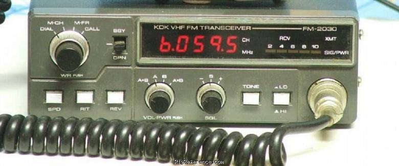 KDK FM-2030, VHF Transceiver | RigReference.com