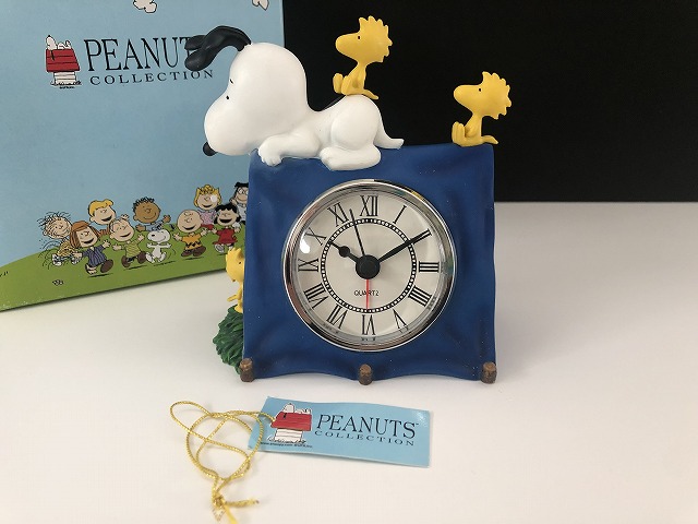 WESTLAND スヌーピー ウッドストック キャンプ 置時計 時計 PEANUTS