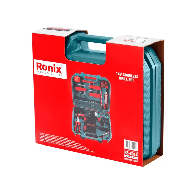 Ronix RS-8014, 33PCS Cordless Impact Drill Driver Kit | 🧰 Ronix Tools