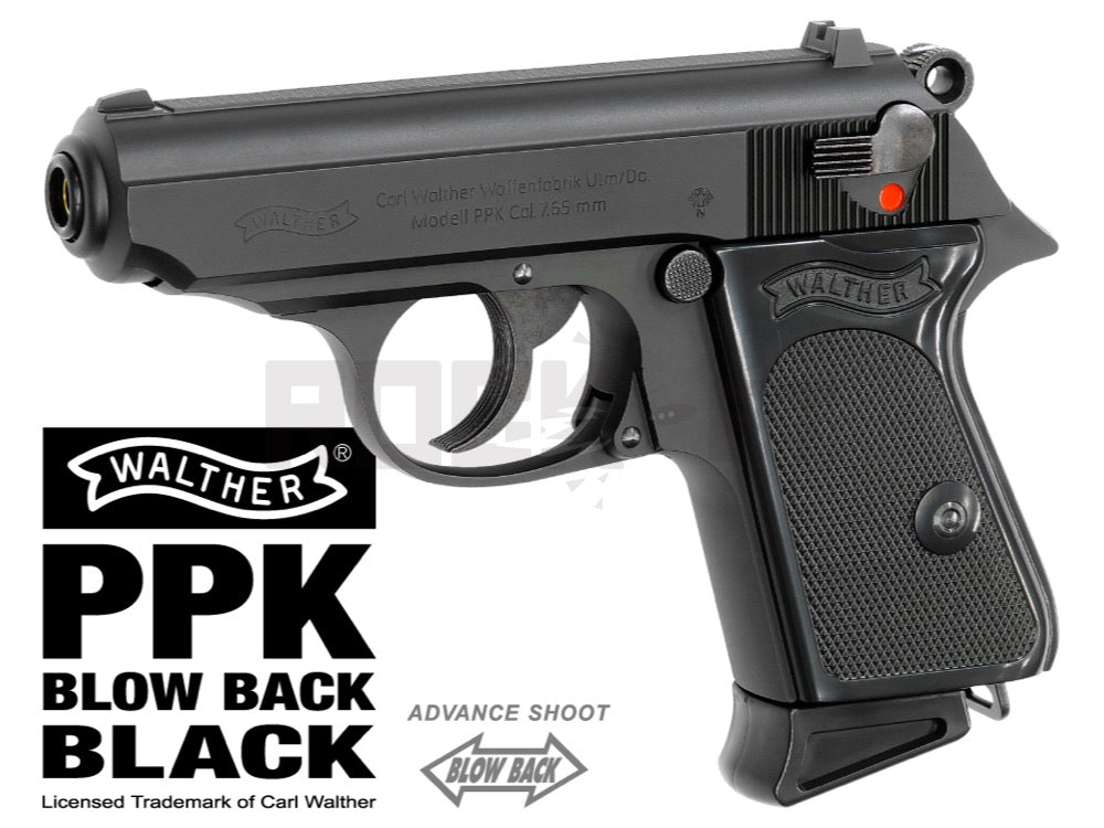 マルゼン】ワルサー PPK ガスブローバック ブラック（4次ロット/2025年