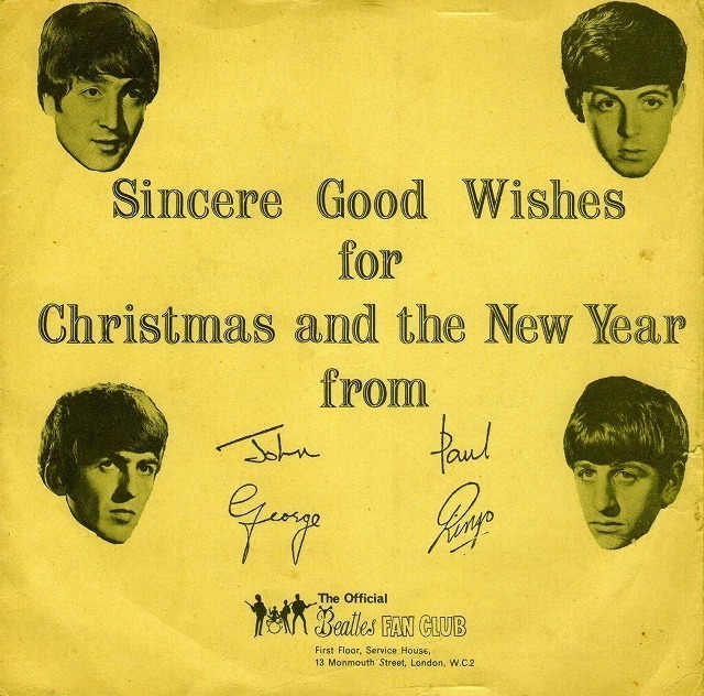 ビートルズからファンへのクリスマス・レコード。63年から69年まで