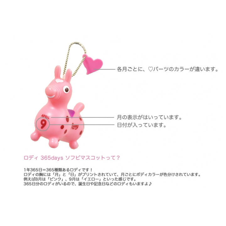 ロディ 365days ソフビマスコット 7月【ラッピング不可】 |【ロディ