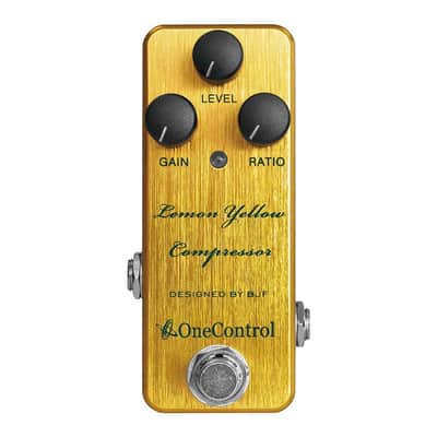 One Control Lemon Yellow Compressor | Reverb