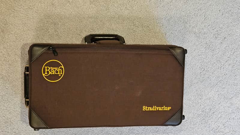Vincent Bach Stradivarious Trumpet Case - Brown Cloth | Reverb