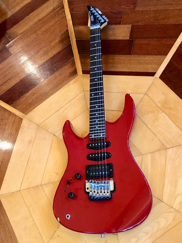 VINTAGE ORIGINAL 1980s Yamaha RGX 312 RED Left Handed Lefty