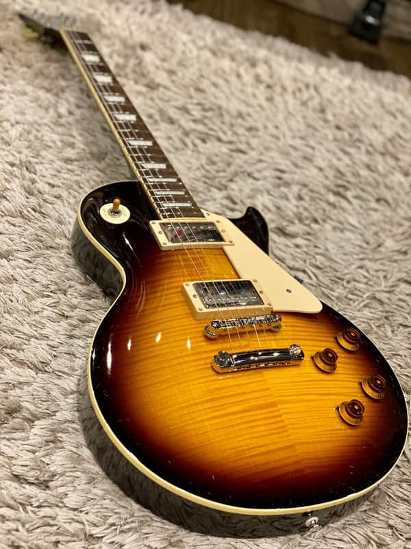 Tokai Love Rock LS-128F BS Vintage Series Japan in Brown Sunburst