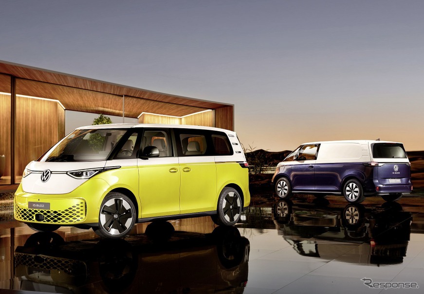 ワーゲンバス」がEVで復活…VW『ID.Buzz』を欧州発表＜速報