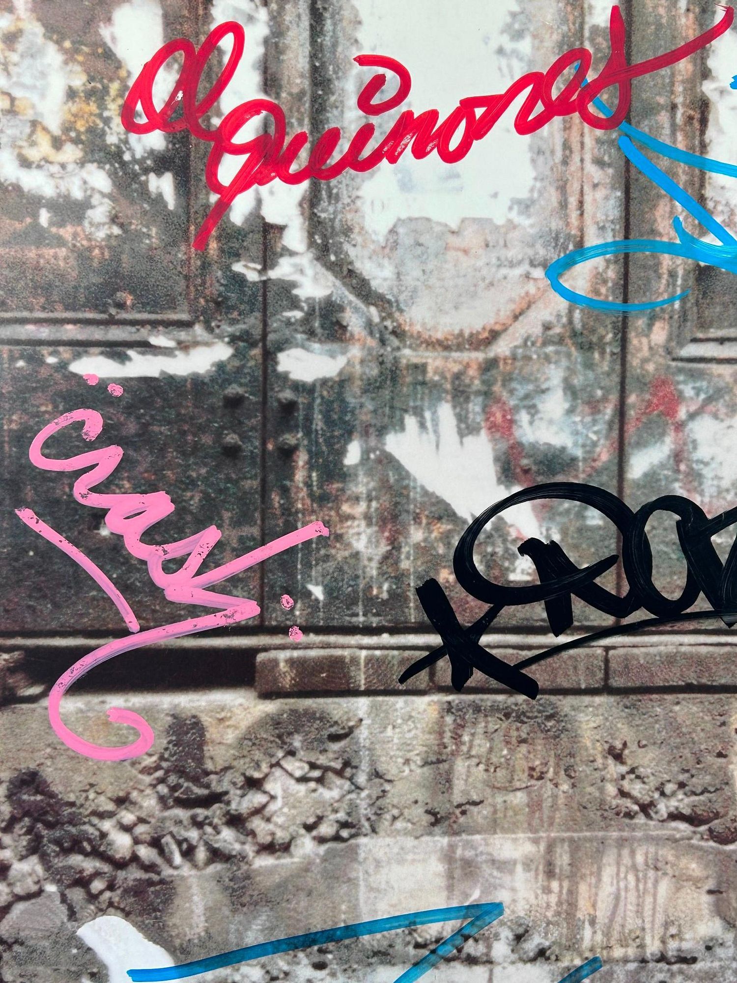 Graffiti 1992 Exhibition Poster, Signed by Crash, Futura, Daze