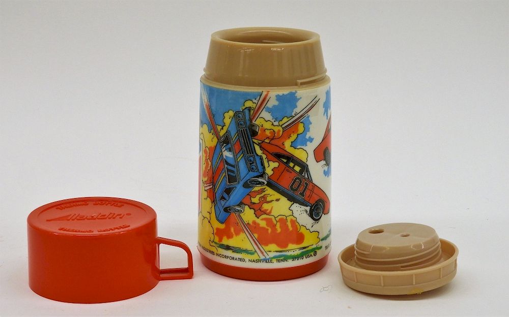 Aladdin The Dukes of Hazzard Lunch Box & Thermos sold at auction
