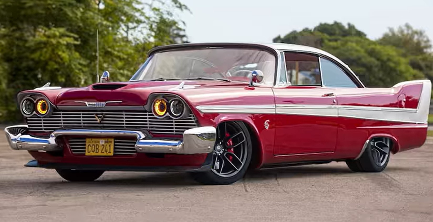 Modernized 1958 Plymouth Fury Brings “Christine” Back to Life With