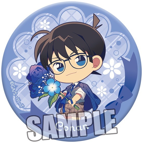 名探偵コナン トレーディング缶バッジ Flower For You Ver. 10個入り
