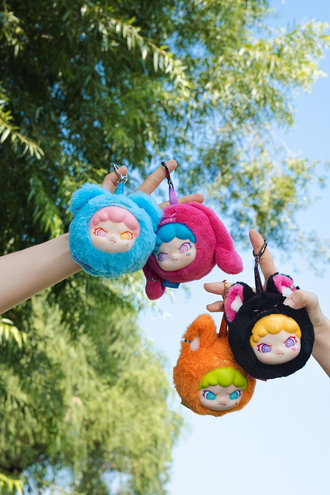 TNTSPACE DORA 思いきりの愛ぬいぐるみマスコットキーチェーン 4個入り