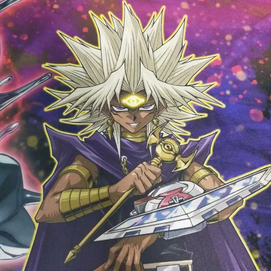 未使用 遊戯王 プレイマット Win-A-Mat 闇マリク 神スライム 公式の