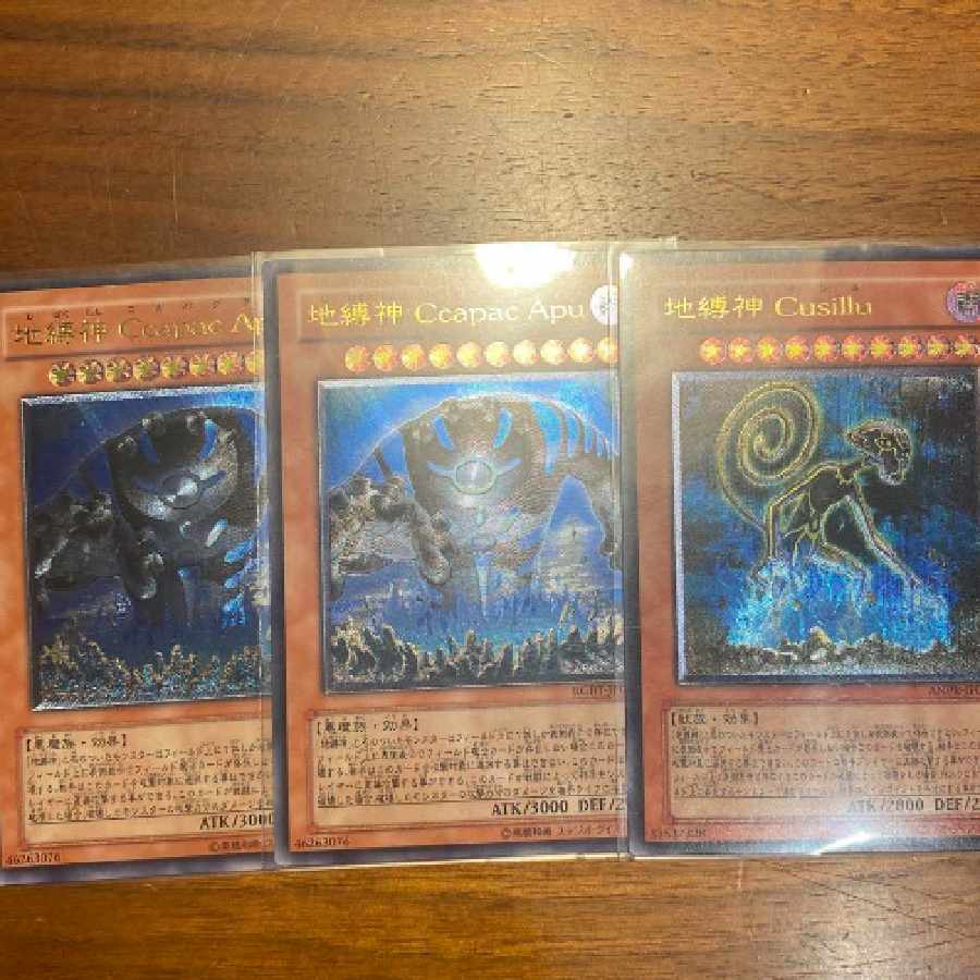 遊戯王 自縛神 地縛神 レリーフ セット 1枚の通販 中岛健人（128886328