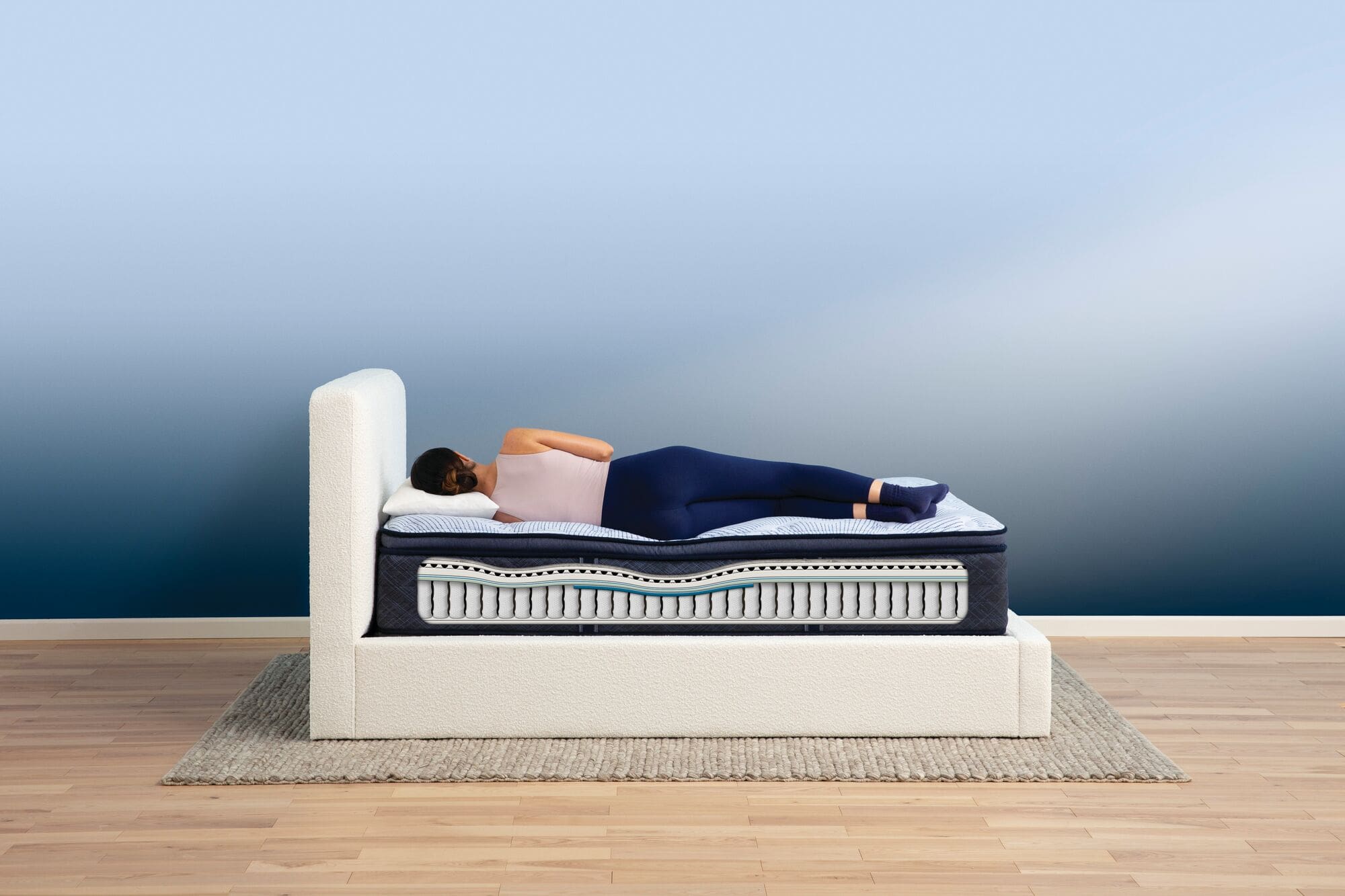 Serta Perfect Sleeper Blue Lagoon Nights 14.5