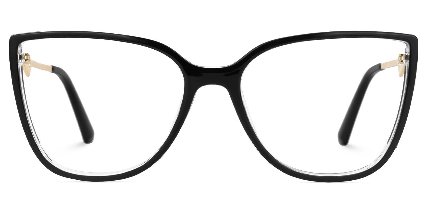 Spring hinges Celisa Eyeglasses, Celisa Black Glasses -Zeelool