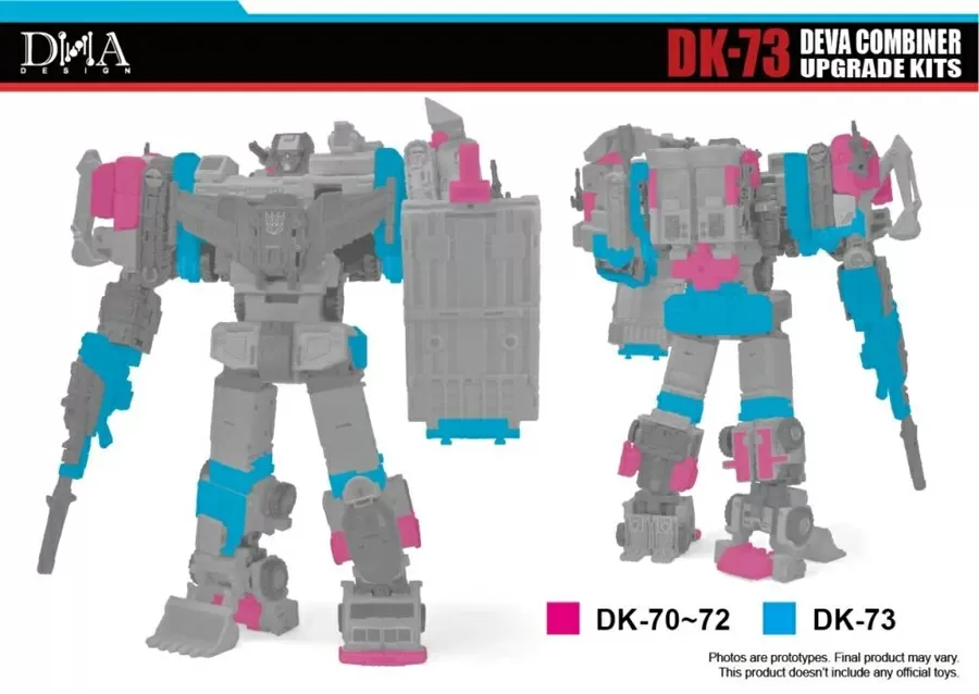DK-73 Upgrade Kit for Transformers Studio Series 86 Devastator