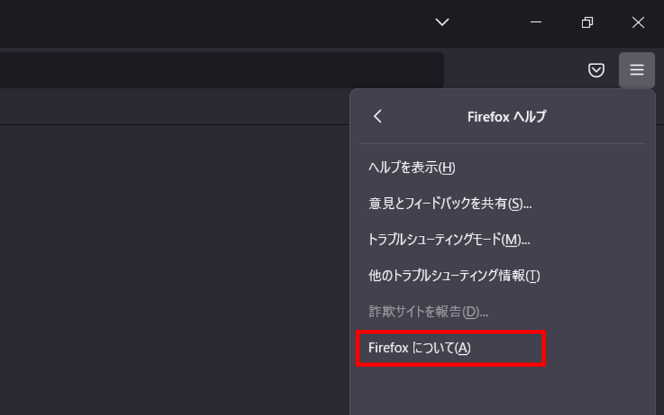 ブラウザのバージョンを確認したい