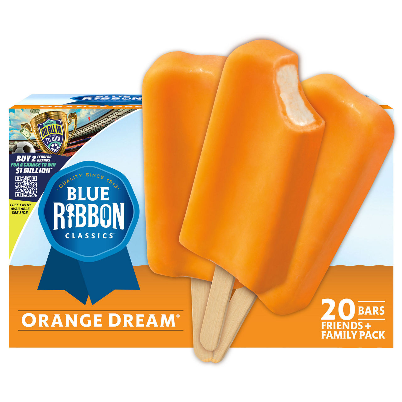 Buy Blue Ribbon Classics Orange Dream Frozen Treat Bar from Dollar