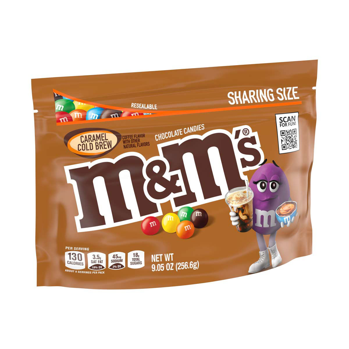 Buy M&M's Caramel Cold Brew Milk Chocolate Candy, Sharing Size Bag