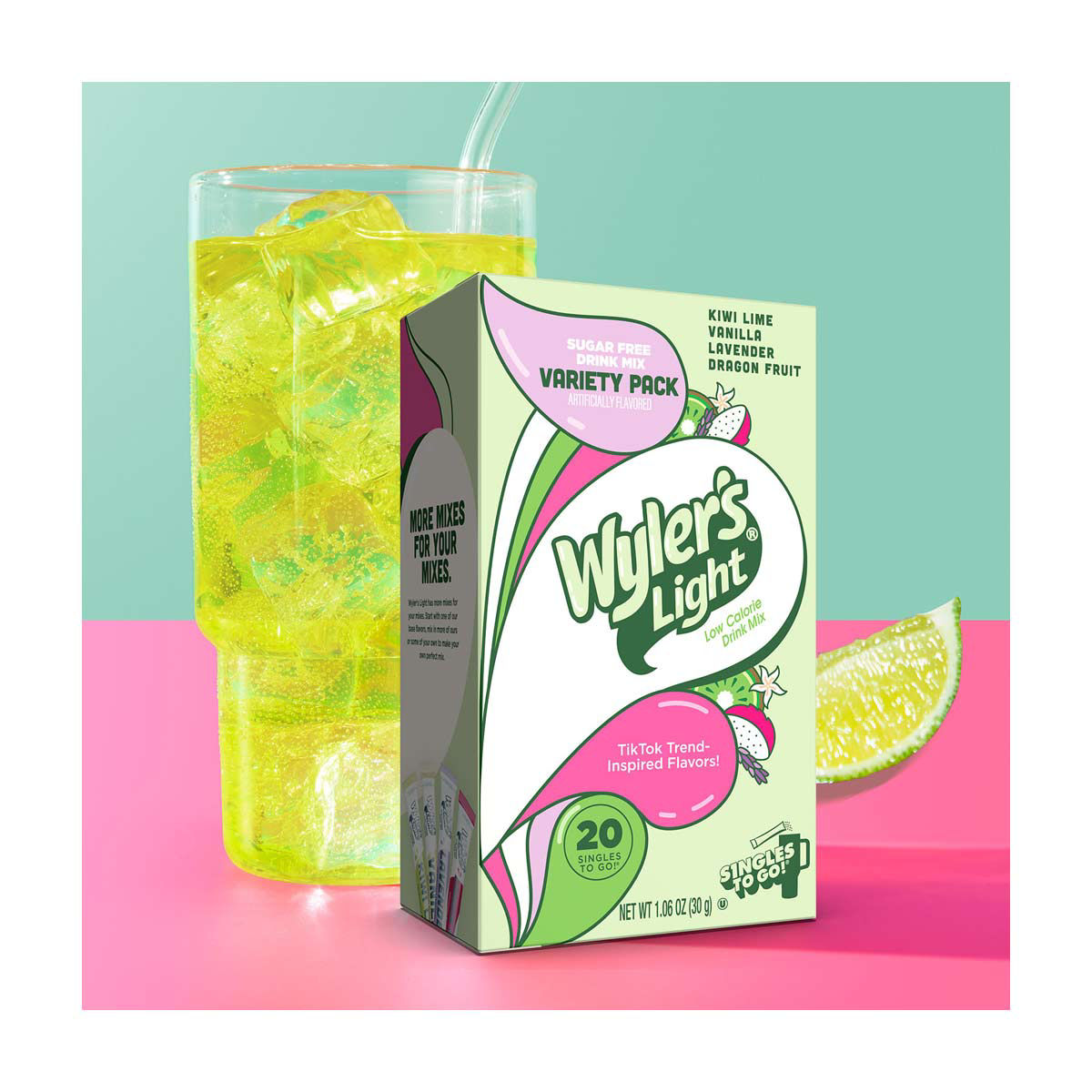 Buy Wyler's Light Drink Sticks, Watertok Base 2.0 Flavors, 20 ct