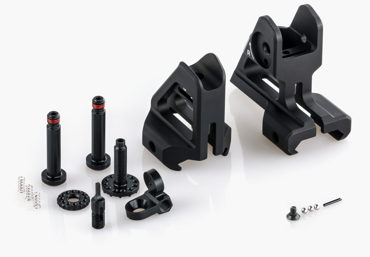 Fixed Iron Sights | BUIS For AR 15 Picatinny Rail