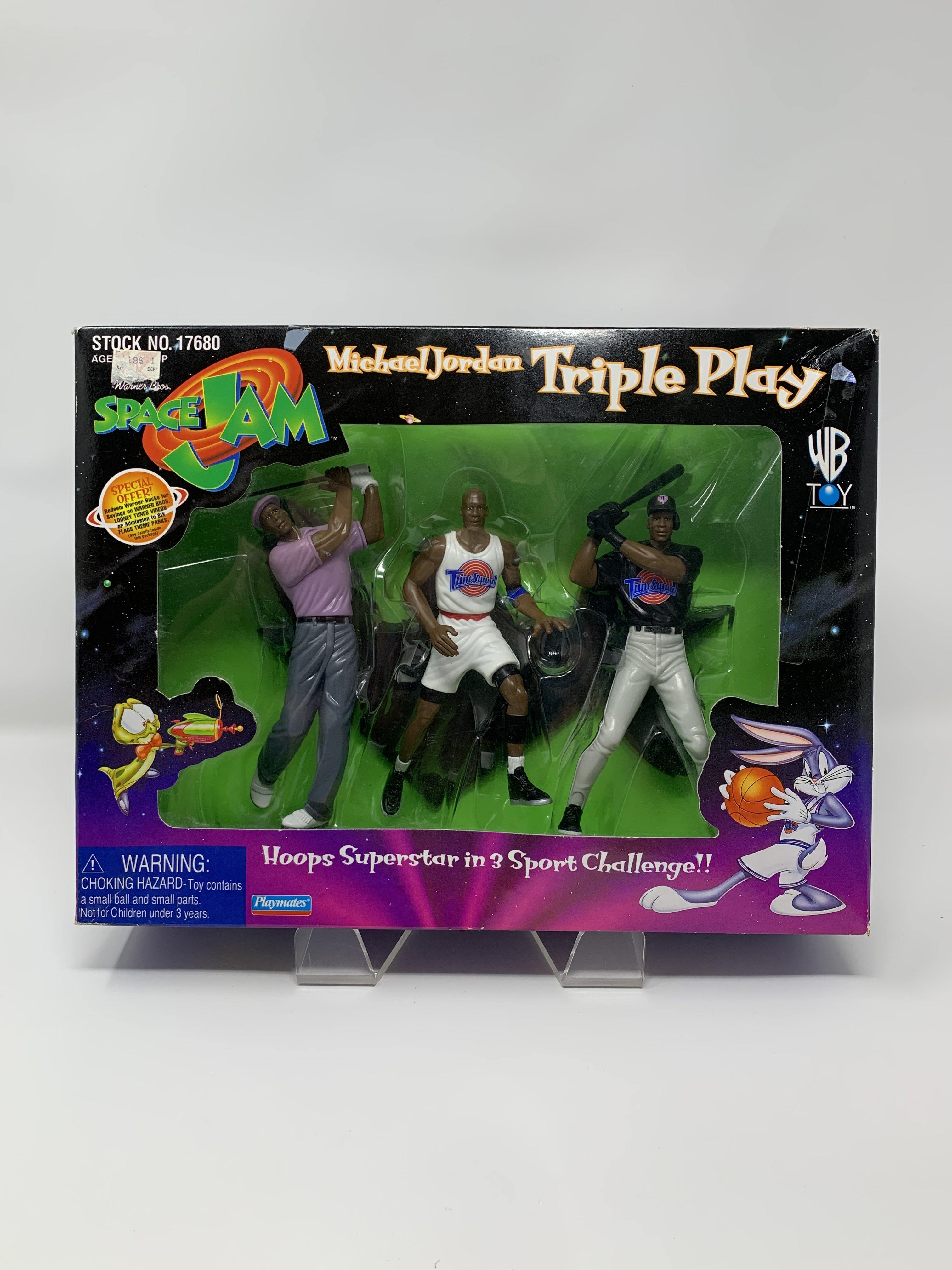 Michael Jordan Space Jam Triple Play Action Figure Set (1996