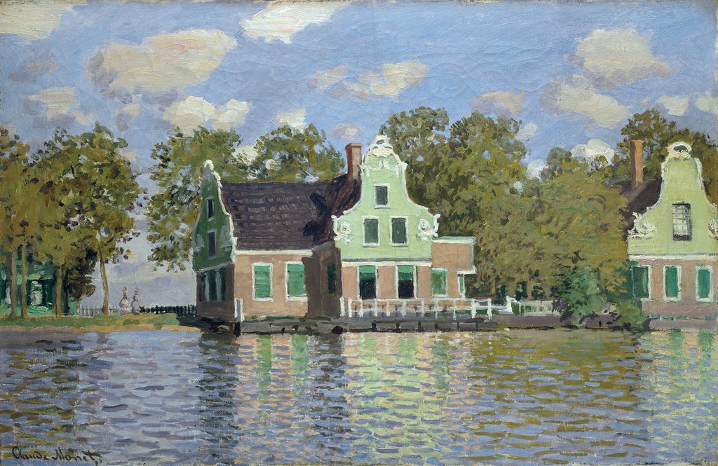 Houses by the Bank of the River Zaan - Digital Collection