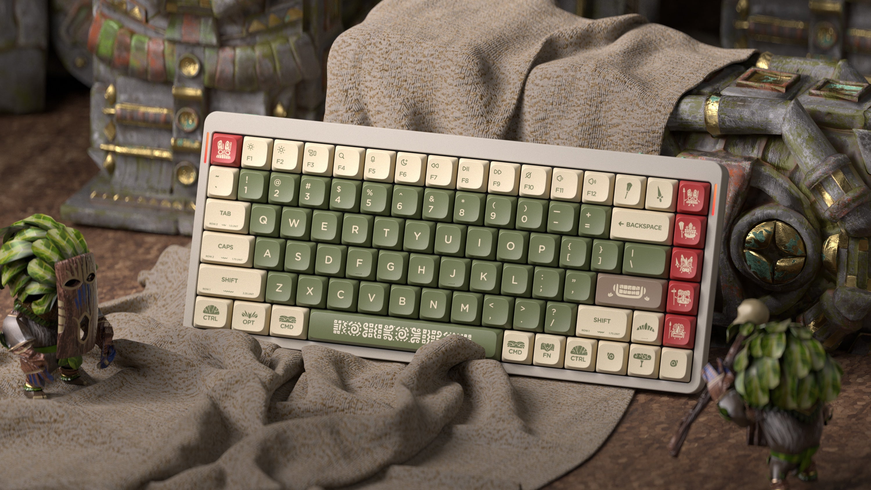Carved Prairie nSA Profile Dye-sub PBT キーキャップ – DIGIART