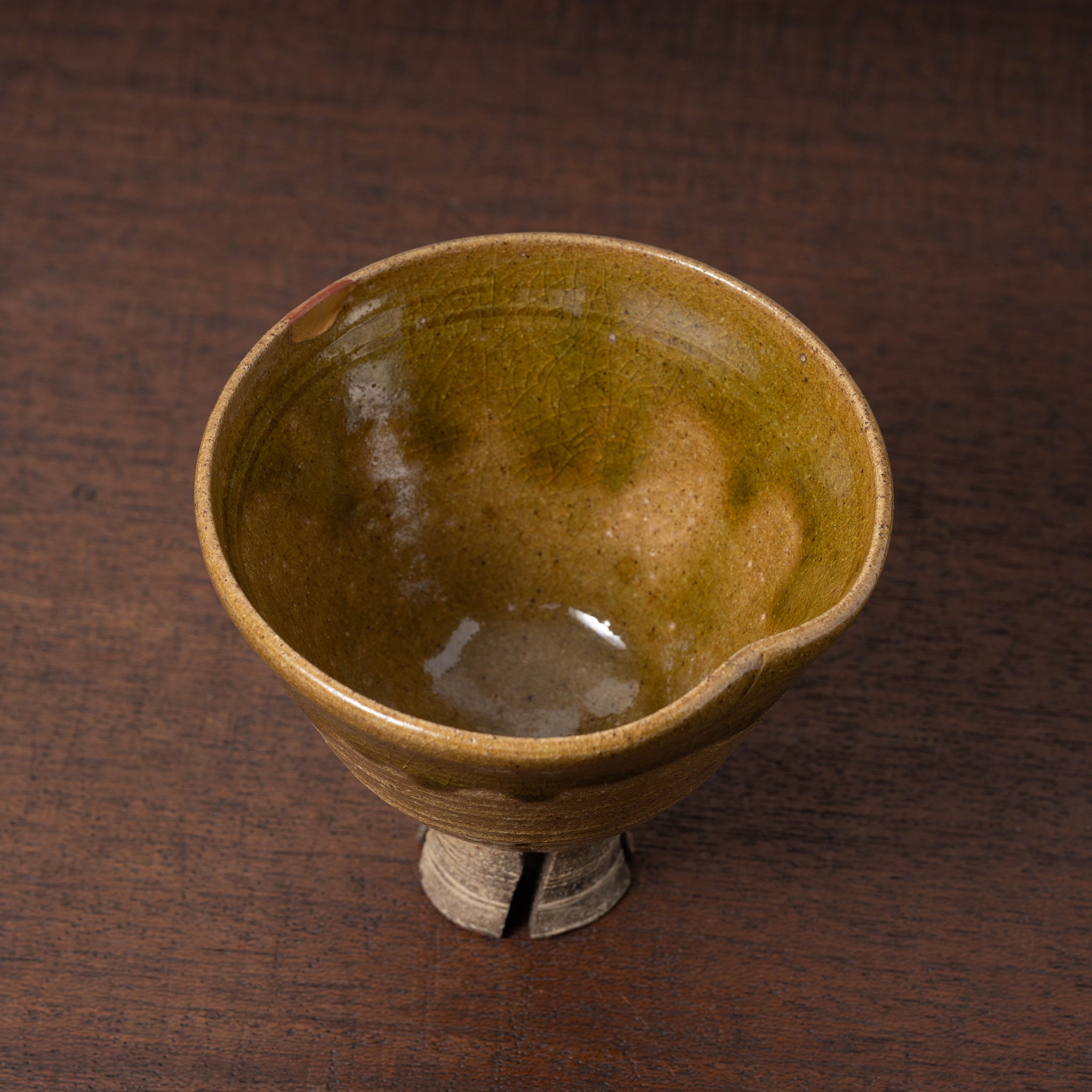 李朝 割高台茶碗 – 燦禾 SANKA