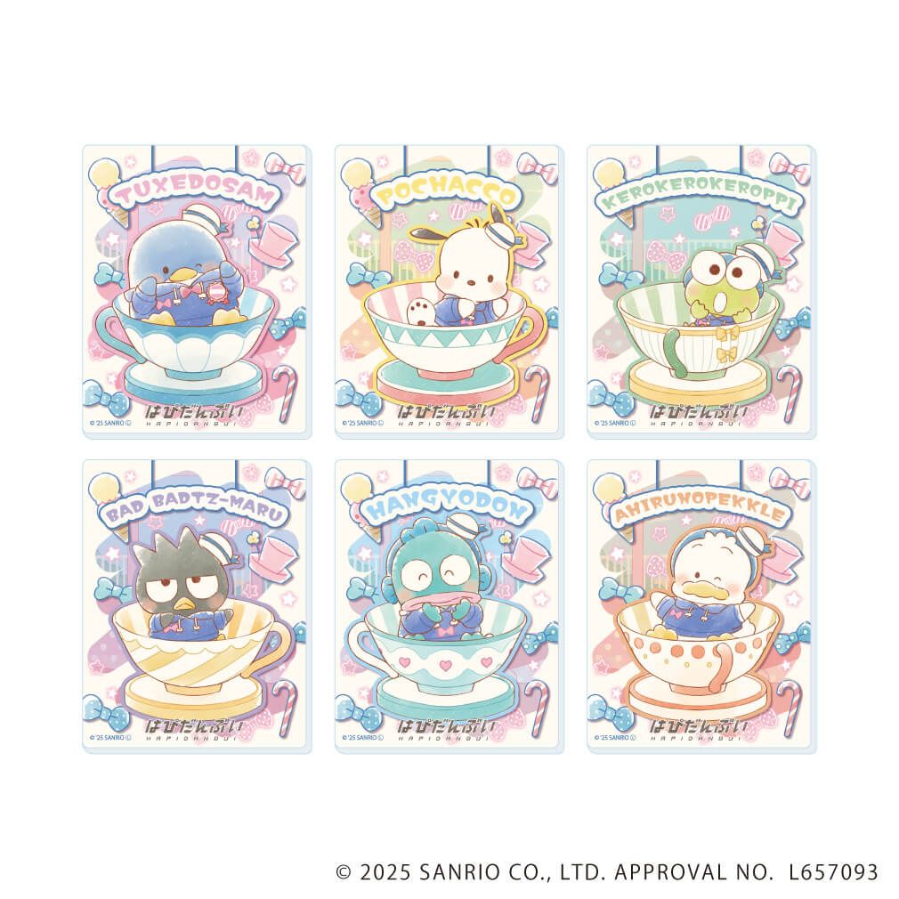 はぴだんぶい｜アクリルカード「はぴだんぶい」16/コンプリートBOX(全6