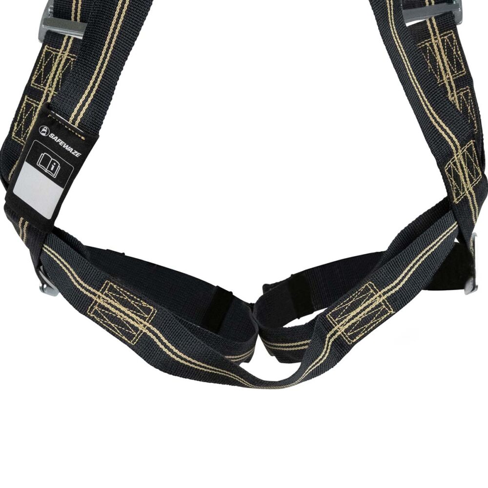 Welding Full Body Harness: 1D, Aramid Web, MB Chest/Legs | Safewaze