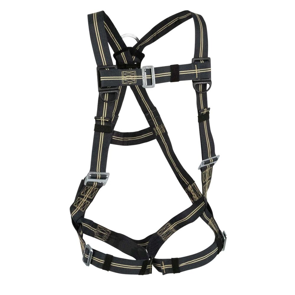 Welding Full Body Harness: 1D, Aramid Web, MB Chest/Legs | Safewaze