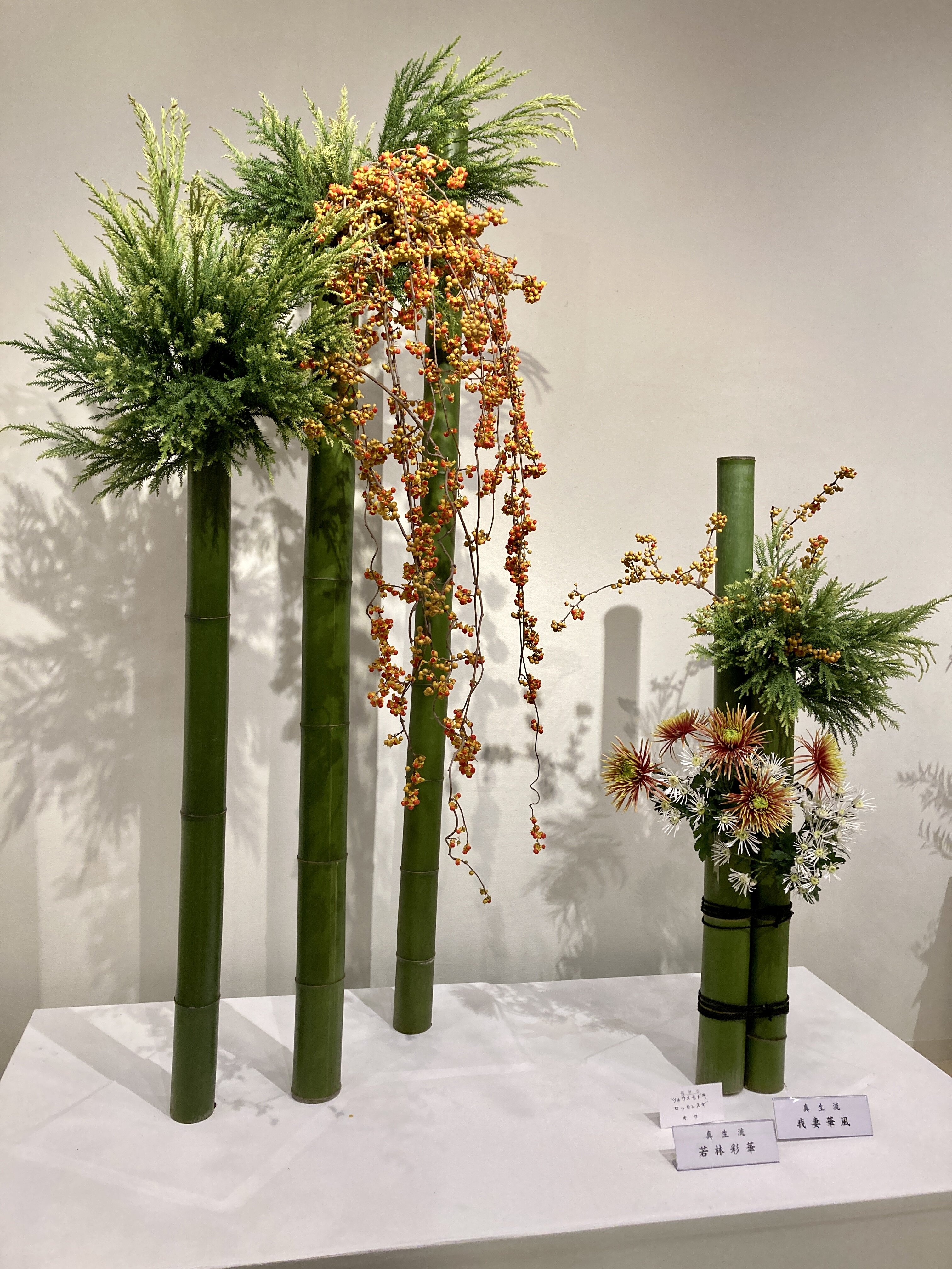 第29回名古屋いけばな芸術展が後期展 軽妙に重厚にベテランの味｜最新