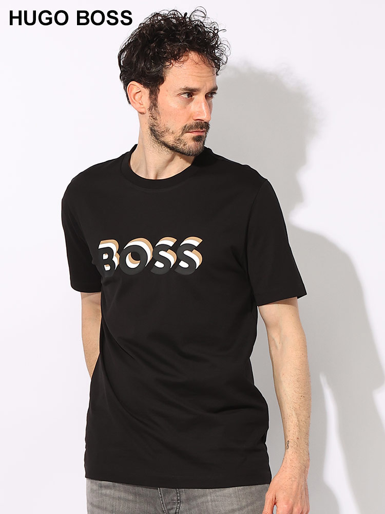 HUGO BOSS (ヒューゴボス) ストレッチコットン シグネチャーロゴ
