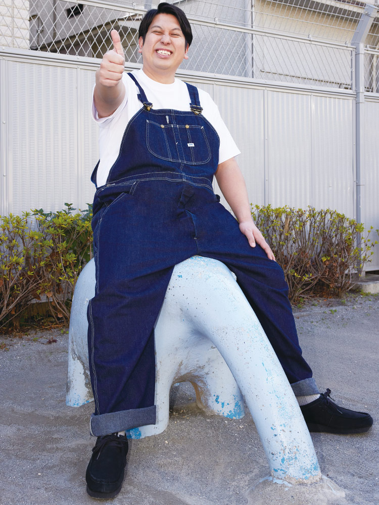 デニム オーバーオール OVERALLS (Lee) リー 大きいサイズ メンズ