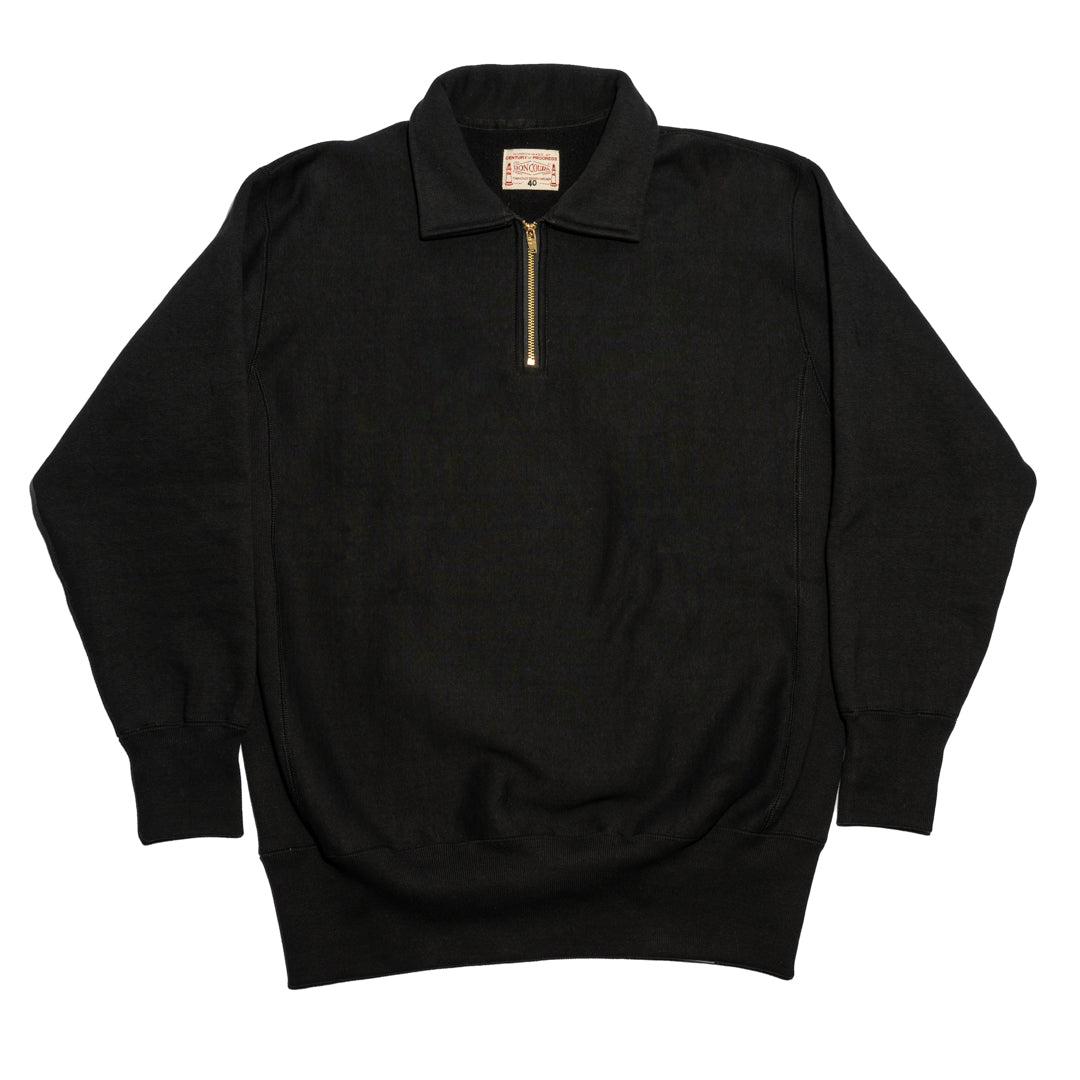 Half Zip Sweatshirt black – BONCOURA Official Online Store