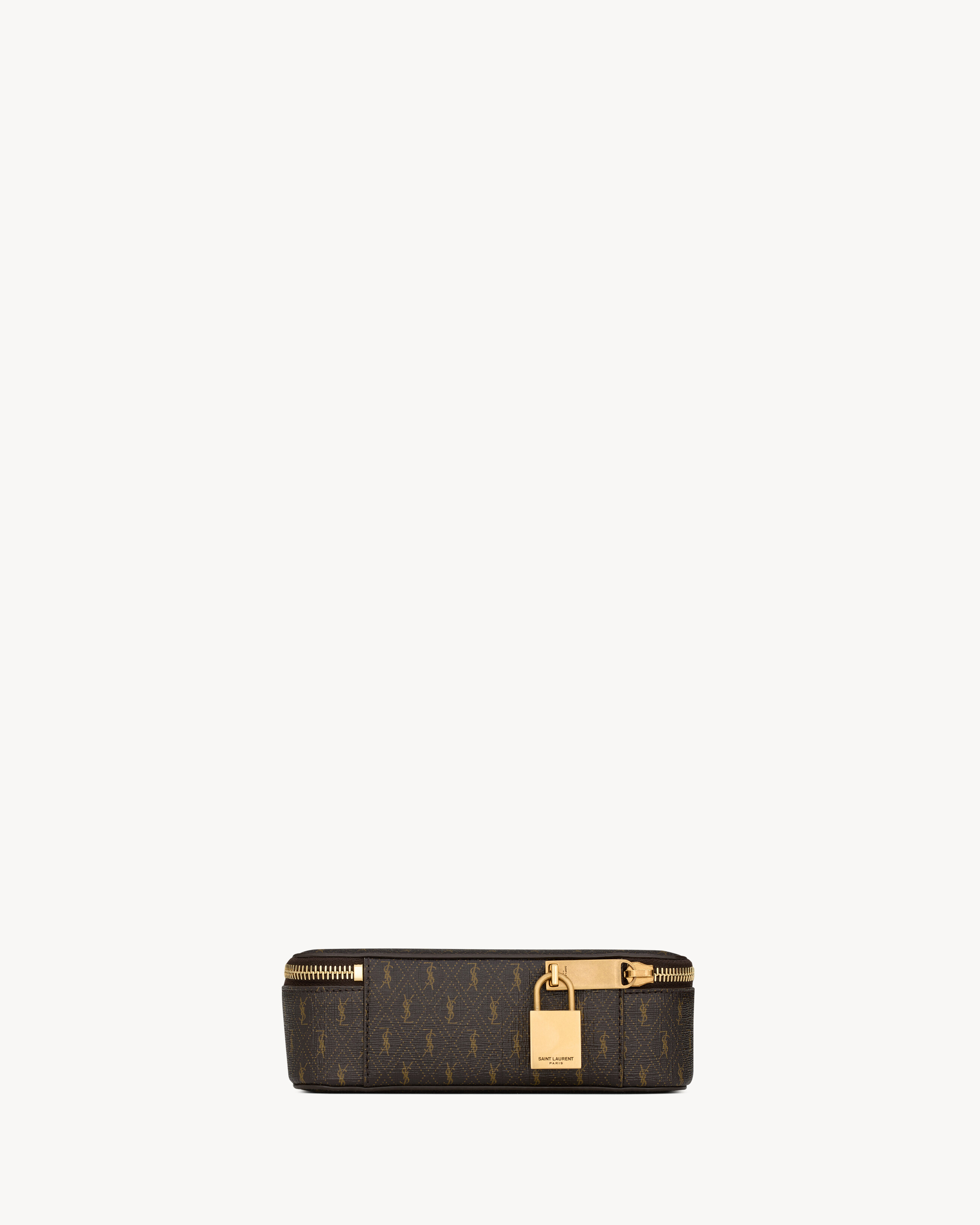 ルモノグラム スモールジュエリーボックス ブラウン | Saint Laurent