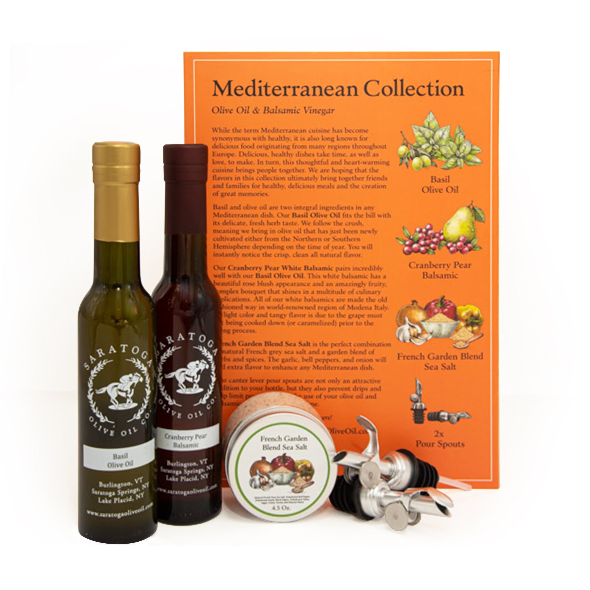 Mediterranean Collection (200ml Variety Pack) | Saratoga Olive Oil Co.