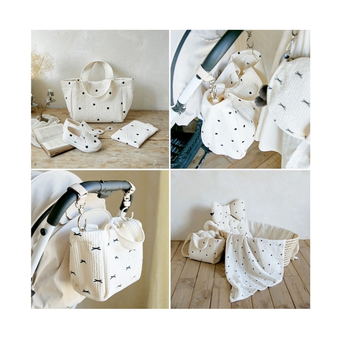 フロージュ florge 【2size展開】2WAY ミニリボンヌビトートバッグ