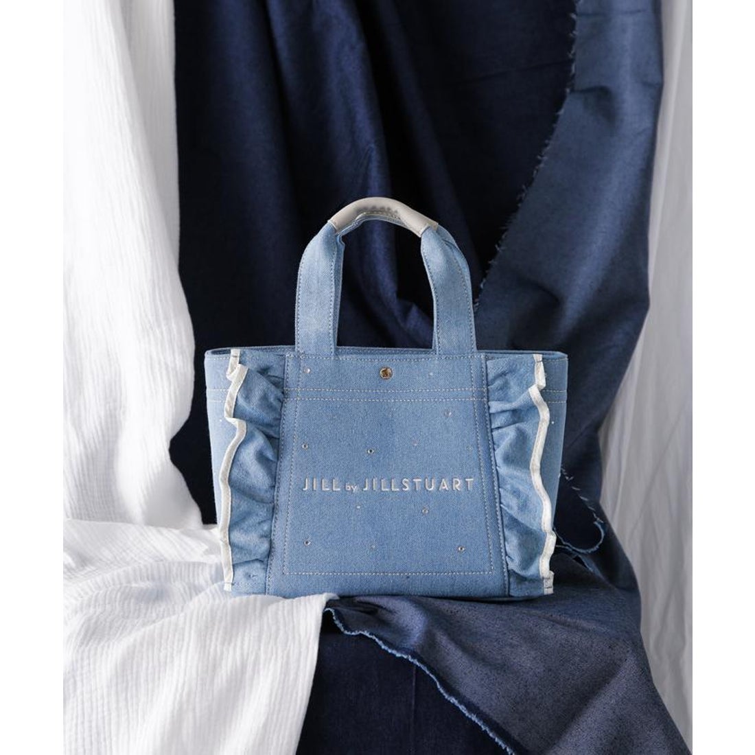 ジルバイジルスチュアート JILL by JILLSTUART ビジューフリルトート